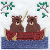 Bear Quilt Block - Lg
