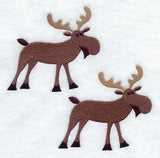 Moose Quilt Block - Lg