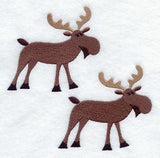 Moose Quilt Block - Lg