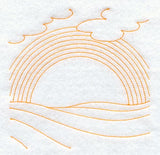 Rainbow Quilting Square (Double Run)