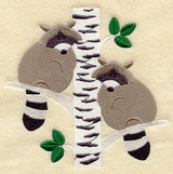 Raccoon Quilt Block - Lg