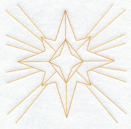 Star 3 Quilting Square (Double Run)