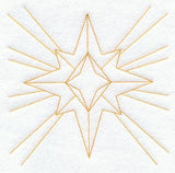 Star 3 Quilting Square (Double Run)