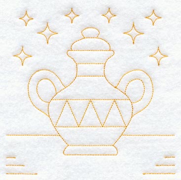 Nativity Gift 1 Quilting Square (Double Run)