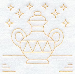 Nativity Gift 1 Quilting Square (Double Run)