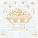 Nativity Gift 2 Quilting Square (Double Run)