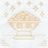 Nativity Gift 2 Quilting Square (Double Run)