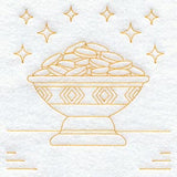 Nativity Gift 2 Quilting Square (Double Run)