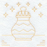 Nativity Gift 3 Quilting Square (Double Run)