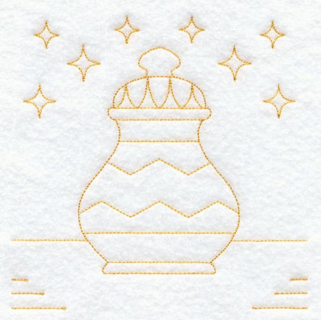 Nativity Gift 3 Quilting Square (Double Run)