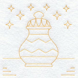 Nativity Gift 3 Quilting Square (Double Run)