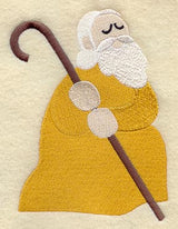 Nativity Shepherd 1 Quilt Block - Lg