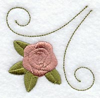 Heirloom Rose Quilt Corner - Lg