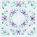 Heirloom Butterfly Quilt Block - Lg