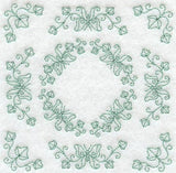 Heirloom Butterfly Quilting Square (Double Run)