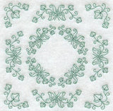 Heirloom Butterfly Quilting Square (Double Run)