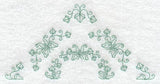 Heirloom Butterfly Half Quilting Square (Double Run)