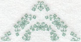 Heirloom Butterfly Half Quilting Square (Double Run)