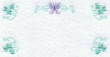 Heirloom Butterfly Quilt Label - Lg