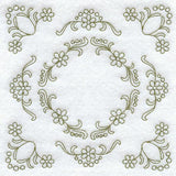 Heirloom Daisy Quilting Square (Double Run)