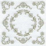 Heirloom Daisy Quilting Square (Double Run)