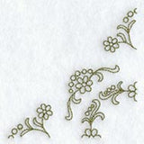 Heirloom Daisy Quarter Quilting Square (Double Run)