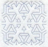 Snowflake 1 Quilting Square (Double Run)