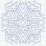 Snowflake 2 Quilting Square (Double Run)