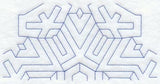 Snowflake 2 Half Quilting Square (Double Run)