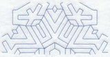 Snowflake 2 Half Quilting Square (Double Run)