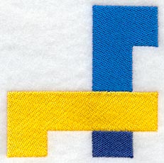 Friendship Chain Quilt Block - Quarter - Lg