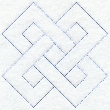 Friendship Chain Quilting Square (Double Run)