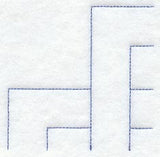 Friendship Chain Quarter Quilting Square (Double Run)