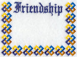 Friendship Chain Quilt Label - Lg