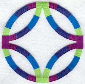 Friendship Ring Quilt Block - Lg