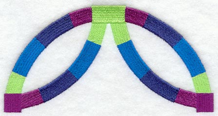 Friendship Ring Quilt Block - Half - Lg