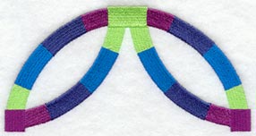 Friendship Ring Quilt Block - Half - Lg