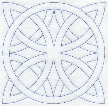 Friendship Ring Quilting Square (Double Run)