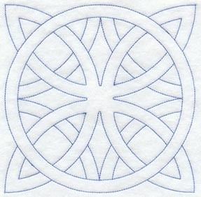 Friendship Ring Quilting Square (Double Run)