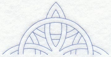 Friendship Ring Half Quilting Square (Double Run)