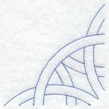 Friendship Ring Quarter Quilting Square (Double Run)