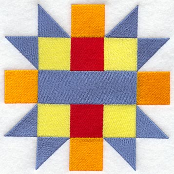 Friendship Star Quilt Block - Lg