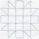 Friendship Star Quilting Square (Double Run)