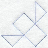 Friendship Star Quarter Quilting Square (Double Run)