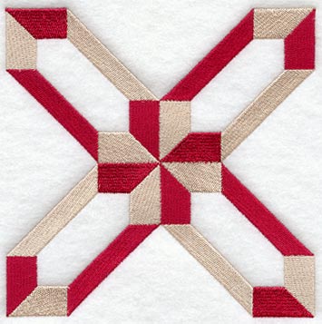 Friendship Cross Quilt Block - Lg