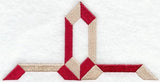 Friendship Cross Quilt Block - Half - Lg