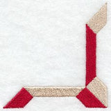 Friendship Cross Quilt Block - Quarter - Lg