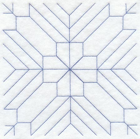 Friendship Cross Quilting Square (Double Run)