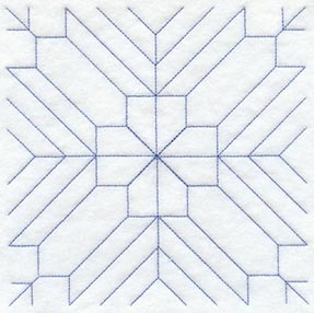 Friendship Cross Quilting Square (Double Run)