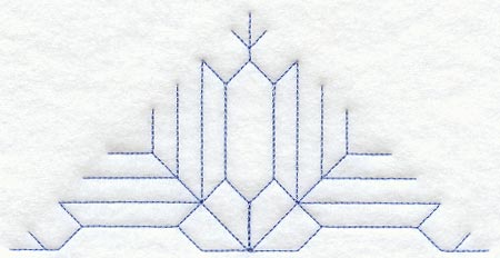 Friendship Cross Half Quilting Square (Double Run)